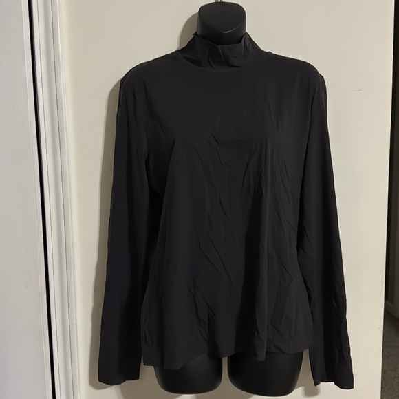 St. John Tops - ST. JOHN turtleneck size XL color black/dark gray. Polyamide and spandex